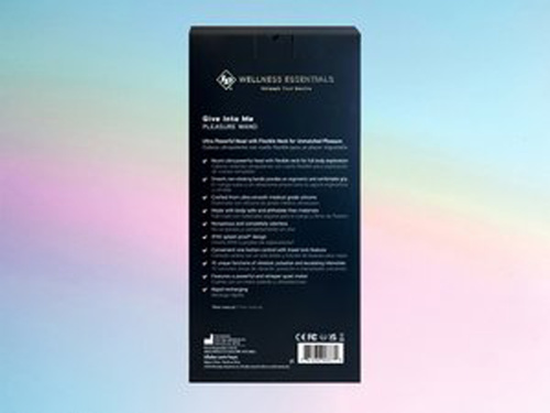 Give Into Me Pleasure Wand - Blue  3