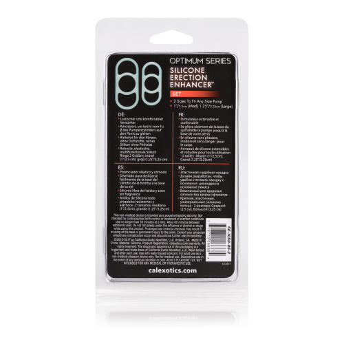 Silicone Erection Enhancer Set of Two  2