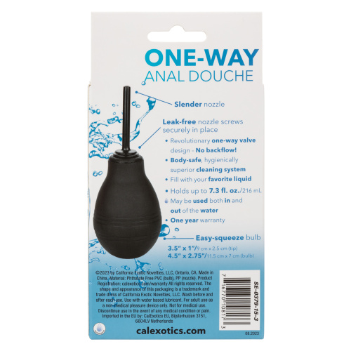 One Way Anal Douche - Black  2