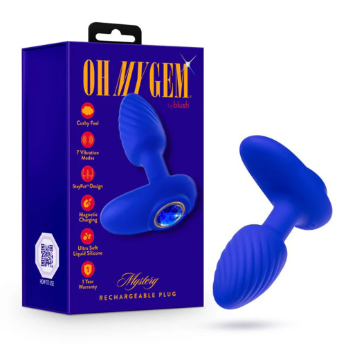 Oh My Gem - Mystery Plug - Sapphire - Blue  4