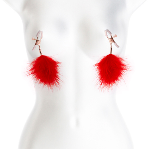 Bound - Nipple Clamps - F1 - Red  2