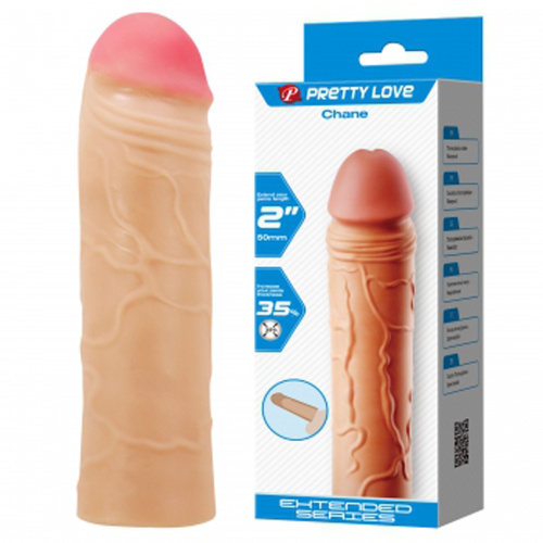 Chane Extended Penis Sleeve - Light  2
