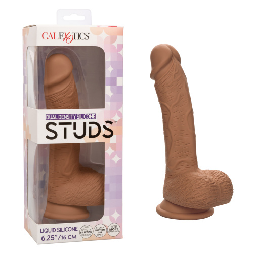 Dual Density Silicone Studs 6.25 Inch - Brown  3