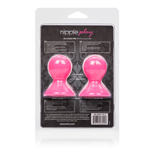 Nipple Play Silicone Pro Nipple Suckers - Pink