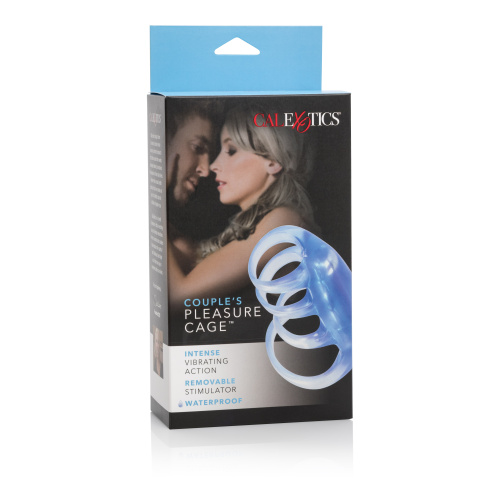 Couple's Pleasure Cage - Blue  2