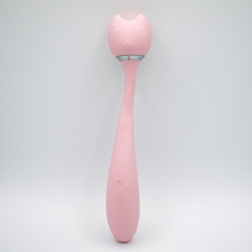 Purrs Like a Kitten Wand Vibrator - Pink  4