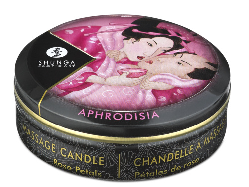Mini Massage Candle - Aphrodisia - Roses Petals - 1 Fl. Oz.  2