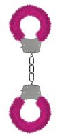 Pleasure Furry Handcuffs - Pink