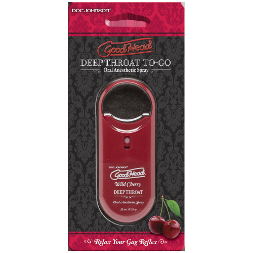 Goodhead to Go Deep Throat Spray - Wild Cherry  2