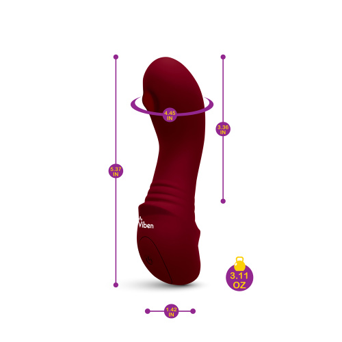 Zaina Mini Rollerball G-Spot Vibe - Ruby  3