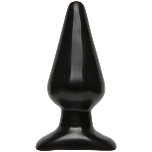 Classic Butt Plug Smooth - Large - Black  2