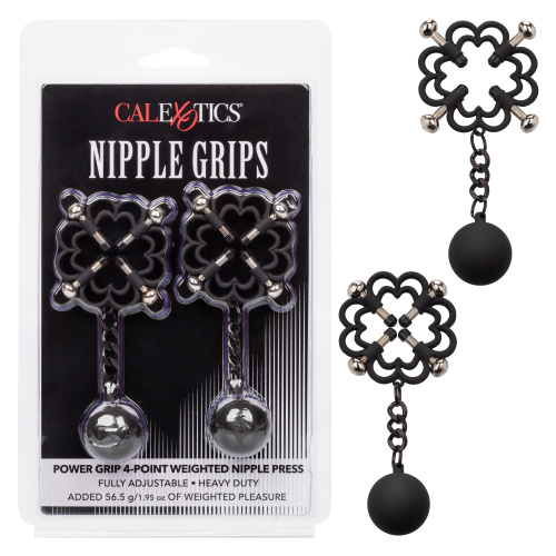 Nipple Grips Power Grip 4-Point Weighted Nipple Press  2