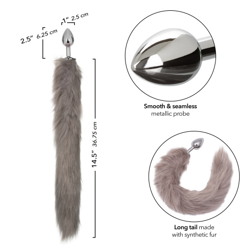 Running Wild Tail - Grey  5