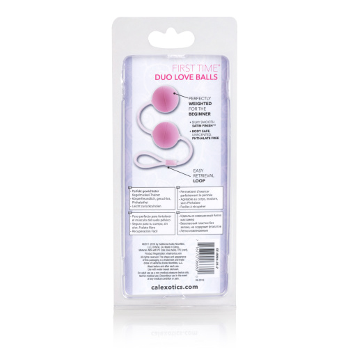 First Time Love Balls Duo Lovers - Pink  2