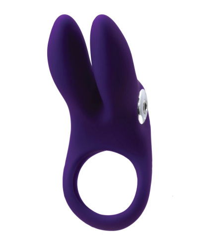 Sexy Bunny Rechargeable Ring - Deep Purple  3