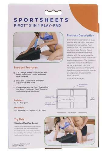 Pivot 3 in 1 Play Pad - Black  5