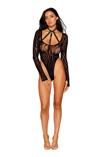 Teddy and Harness - One Size - Black  2