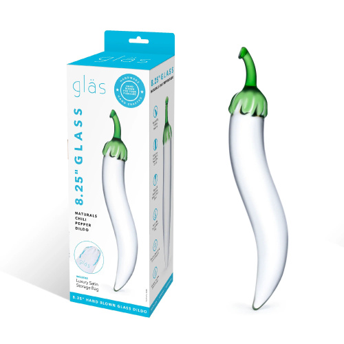 Glass Naturals Chili Pepper Dildo  2