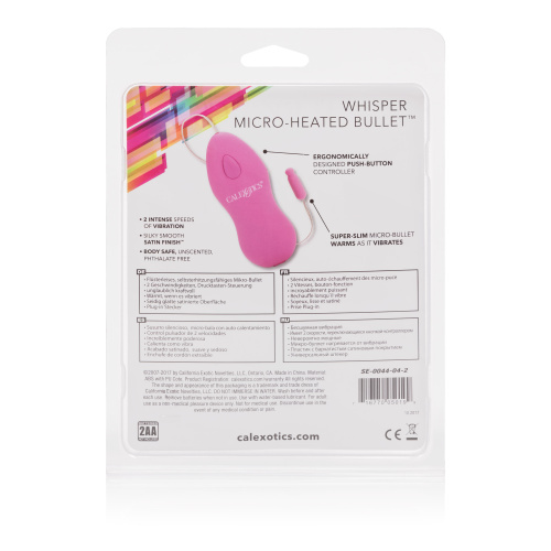 Whisper Micro Heated Bullet - Pink  3