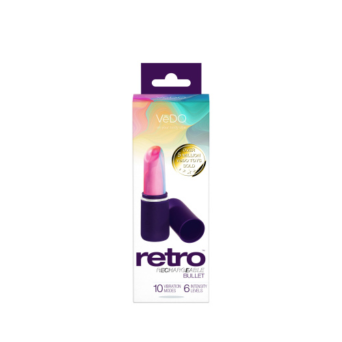 Retro Rechargeable Bullet - Purple  5