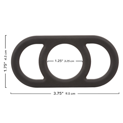 Alpha Liquid Silicone Commander Ring - Black  5