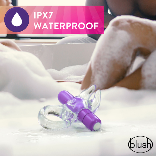 Play With Me  Bull Vibrating C-Ring - Purple  2