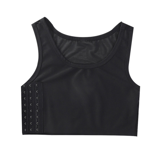 Gender Fluid Chest Compression Binder - 3xl -  Black  4