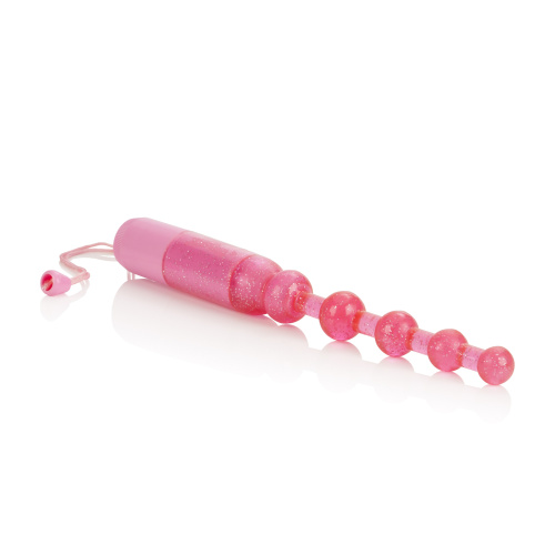 Vibrating Pleasure Beads - Pink  3