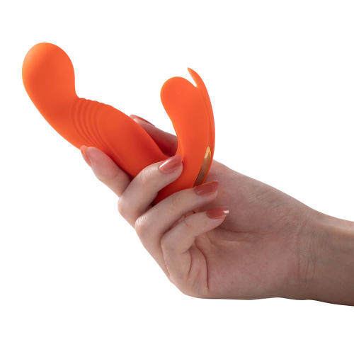 Crave 3 - G-Spot and Clit Vibrator - Orange  3