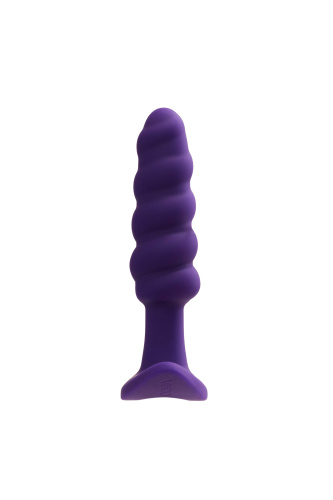 Twist Rechargeable Anal Vibe - Deep Purple  2