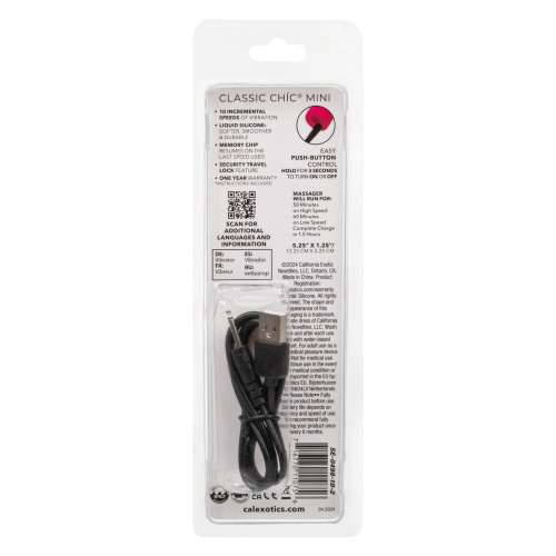 Rechargeable Classic Chic Mini - Pink  3