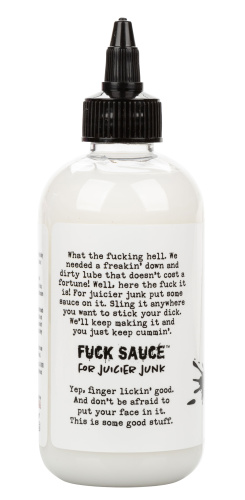 Fuck Sauce Cum Scented Lubricant 8 Oz  2