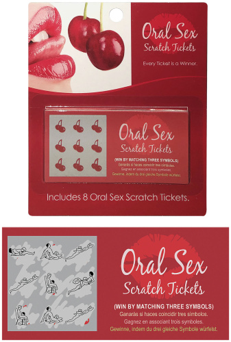 Oral Sex Scratch Tickets  2