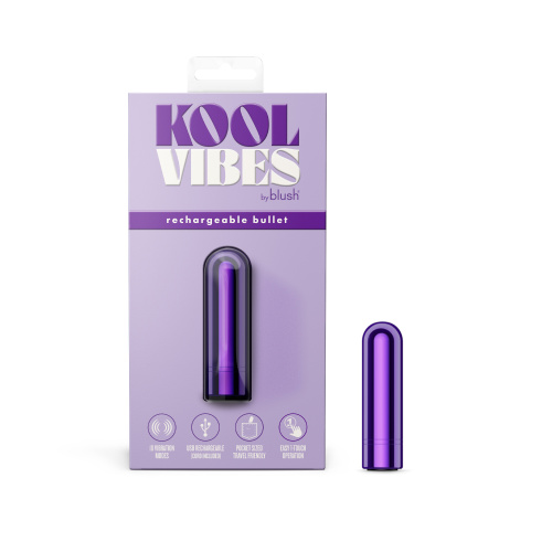 Kool Vibes - Rechargeable Mini Bullet - Grape  2