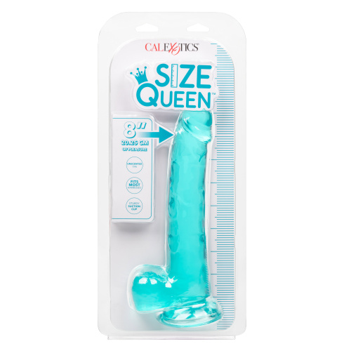 Size Queen 8 Inch - Blue  2