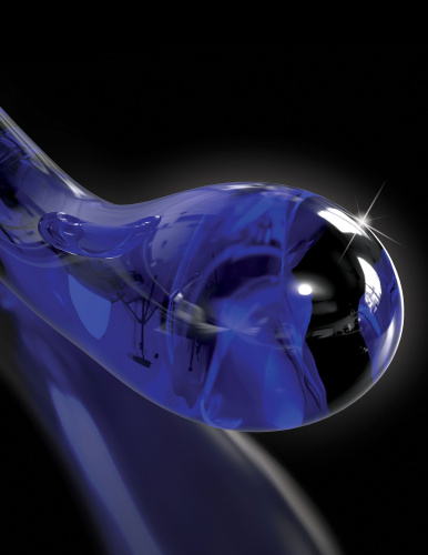 Icicles No. 89 - With Silicone Suction Cup -  Blue  3