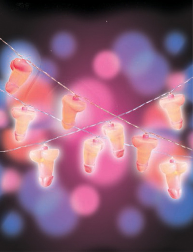 Glitterati Penis String Lights - 20 Lights  3
