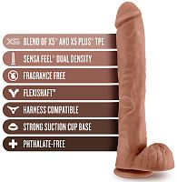 Au Naturel -  Daddy - 14 Inch Dildo - Mocha