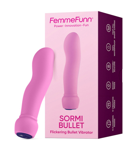 Sormi Bullet Flickering Bullet Vibrator - Pink  2