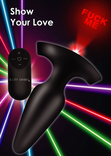 Laser Fuck Me Anal Plug With Remote Control - Small  3
