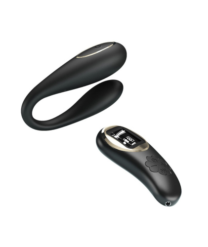Nathan Double Pleasure Remote Control Vibrator -  Black  5