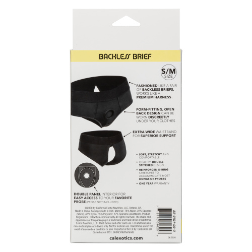 Boundless Backless Brief - S/m - Black  2
