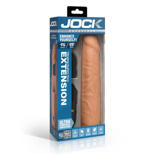 Jock Vibrating Penis Extension with Remote - Medium  5