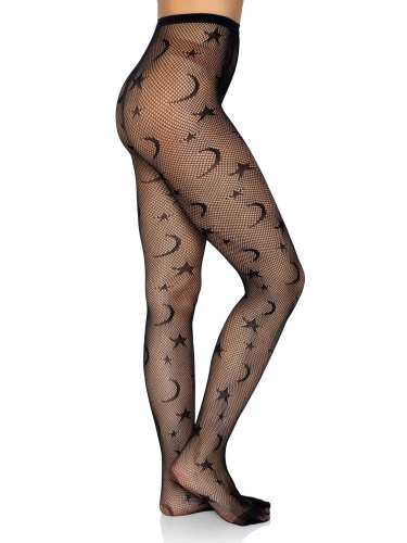Celestial Net Tights - One Size - Black  3