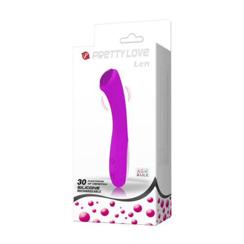 Pretty Love Len Rechargeable Wand - Purple  2