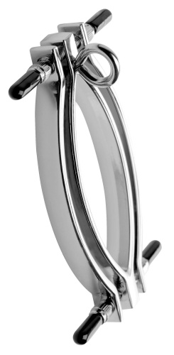 Pussy Tugger Adjustable Pussy Clamp With Leash -  Silver  5