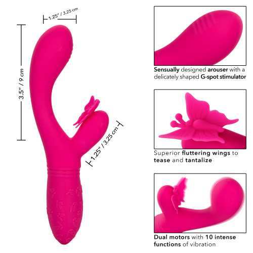 Rechargeable Butterfly Kiss Flutter - Pink  3