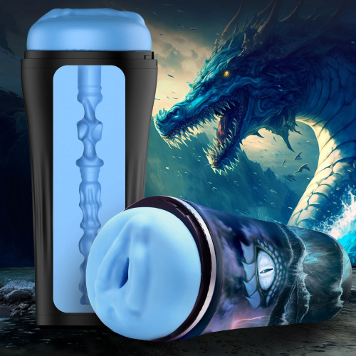 Pussidon Sea Monster Stroker - Blue  3