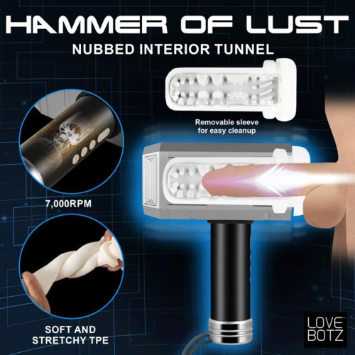 Thunder Stroker Sucking Masturbator - Silver  2