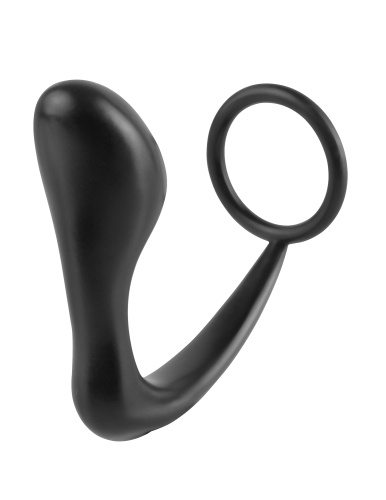 Anal Fantasy Collection Ass Gasm Cockring Plug - Black  2